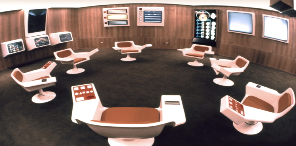 Figure 2. Cybersyn’s Operation Room